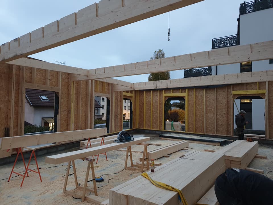 Construction ossature bois à Annecy