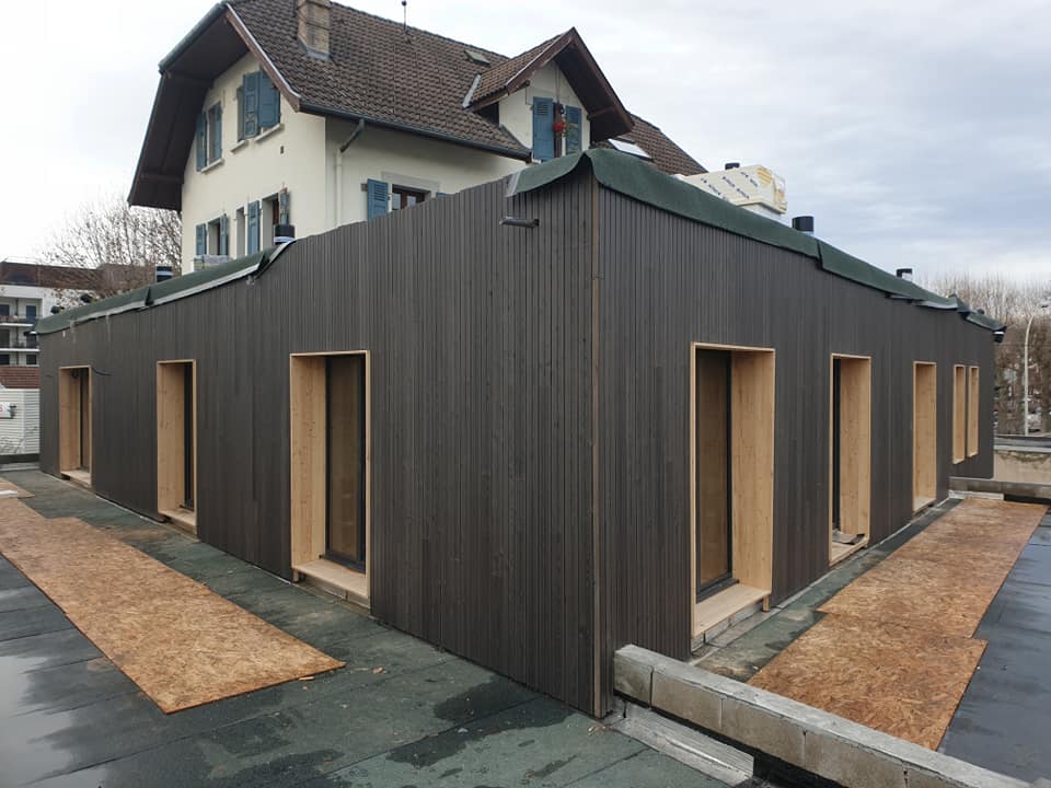 Ossature bois avenue de Geneve à Annecy