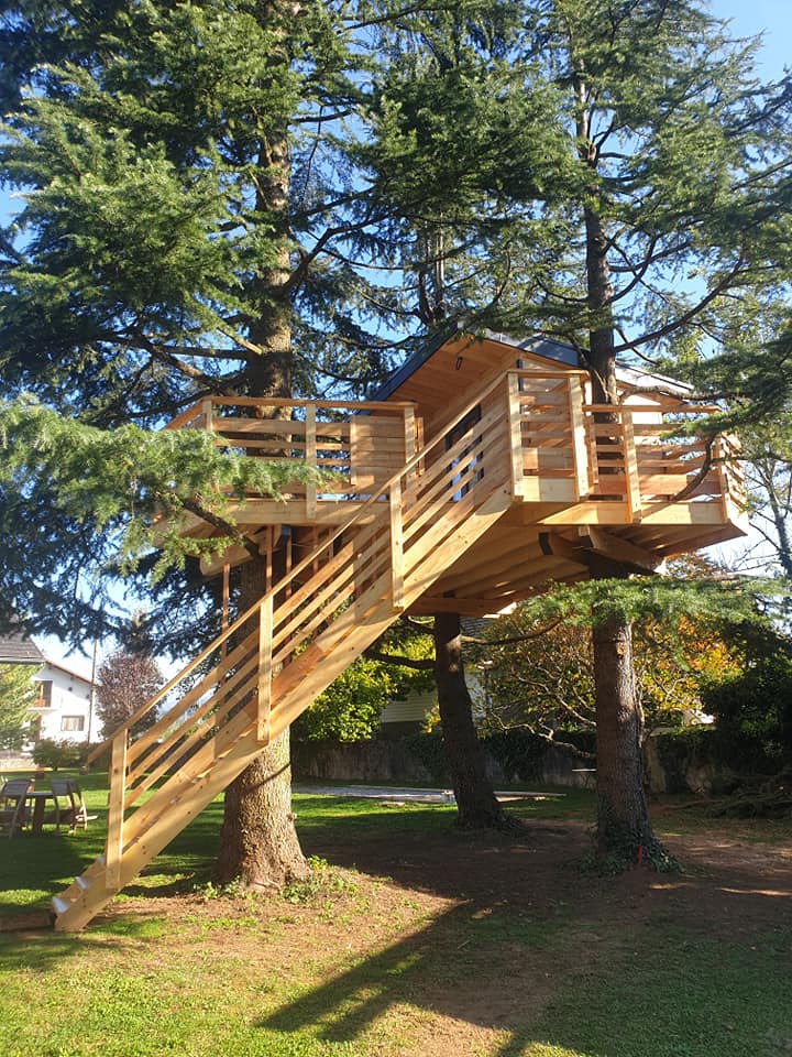 Cabanes suspendues Pays de FIllière