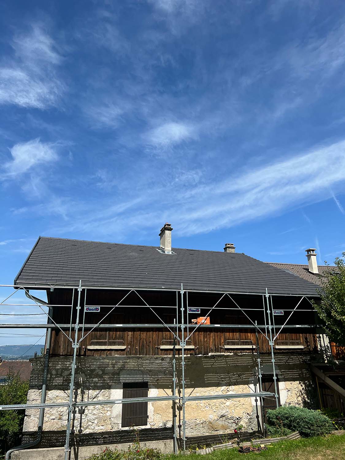 Rénovation couverture à Groisy