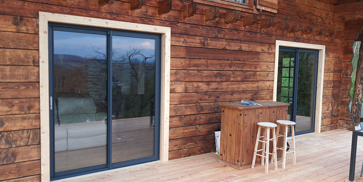 Renovation façade extérieure bois à Villaz