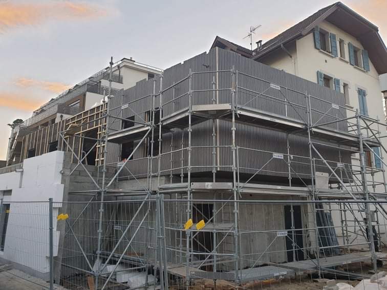 Bardage bois à Annecy