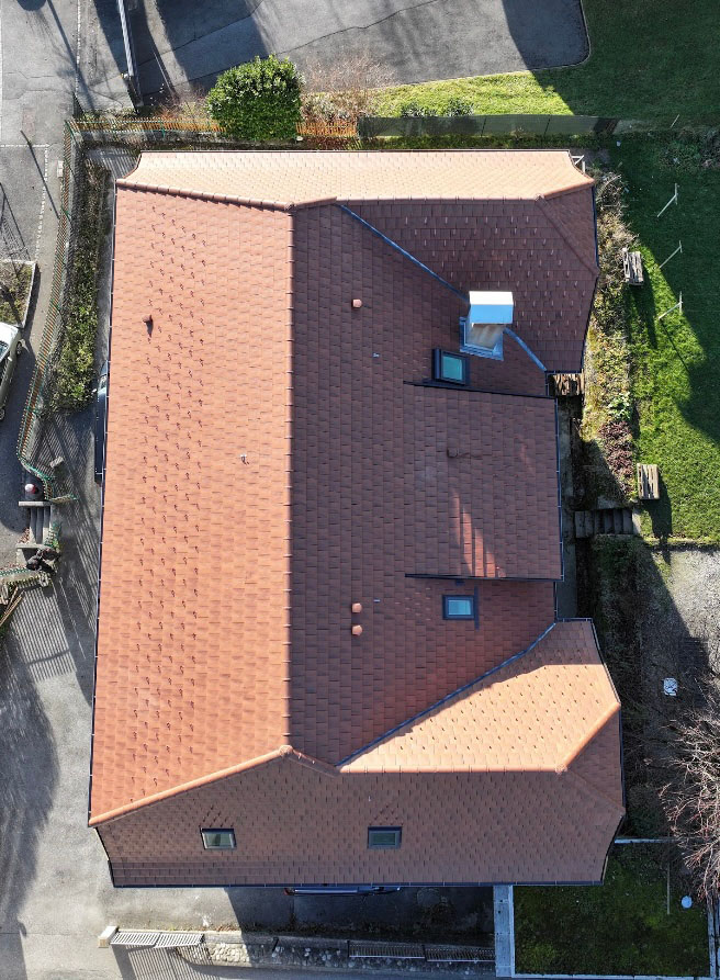 Charpente et couverture gendarmerie Groisy